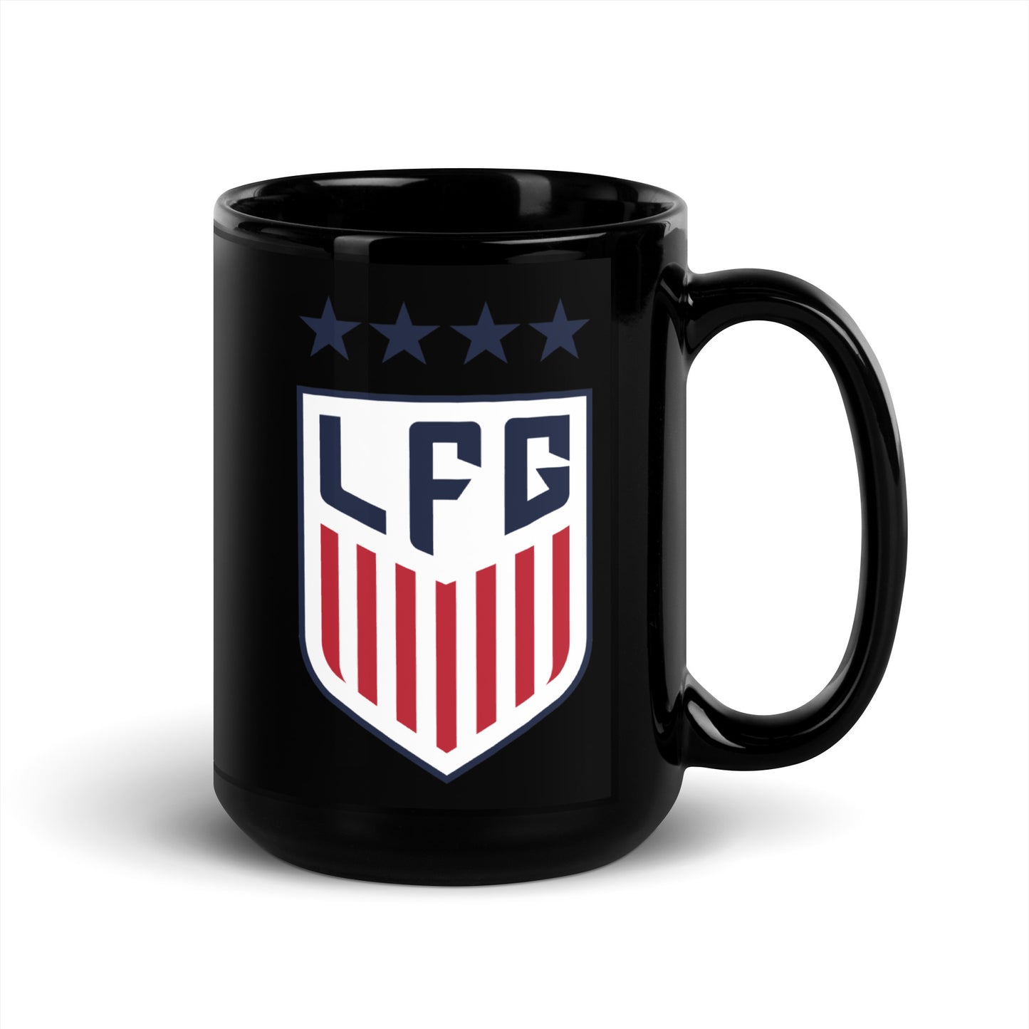 LFG US Soccer Style Black Mug (11oz/15oz)