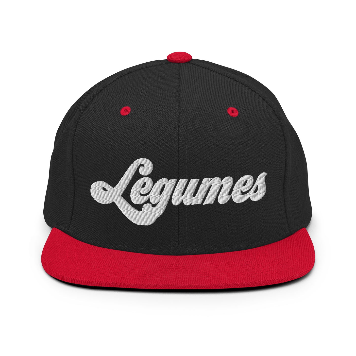 Legumes Embroidered Snapback Hat