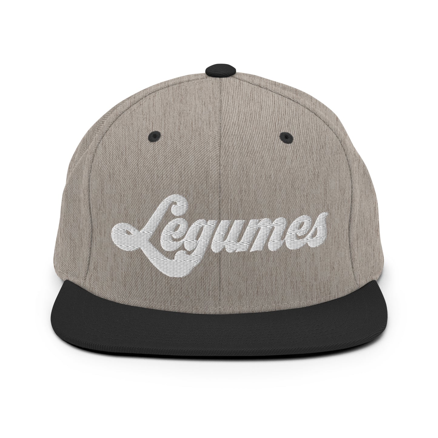 Legumes Embroidered Snapback Hat