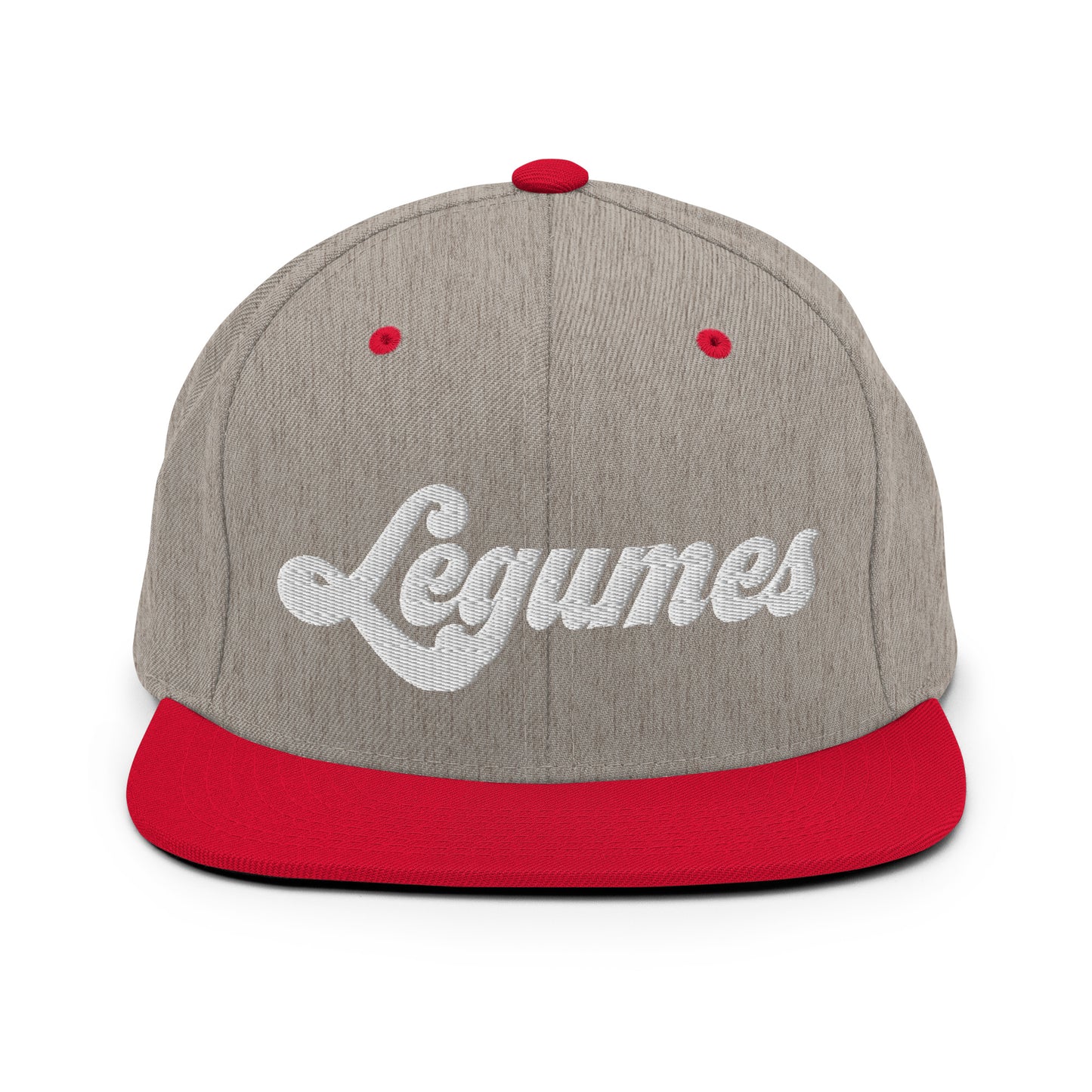 Legumes Embroidered Snapback Hat