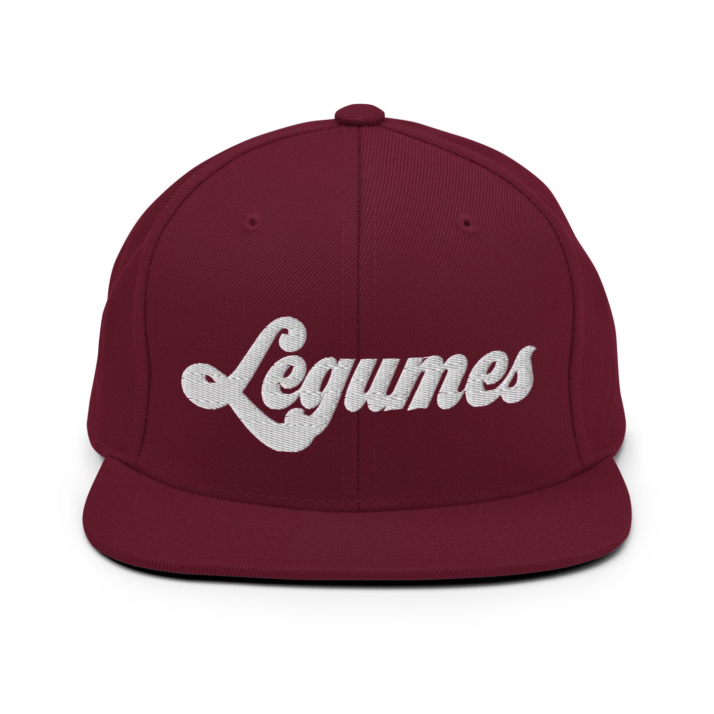 Legumes Embroidered Snapback Hat