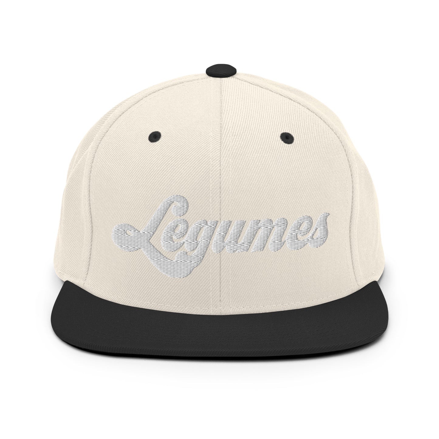 Legumes Embroidered Snapback Hat