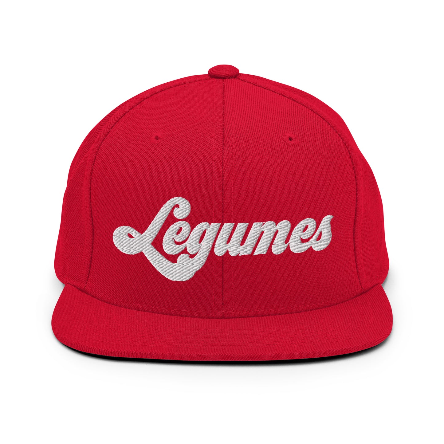 Legumes Embroidered Snapback Hat