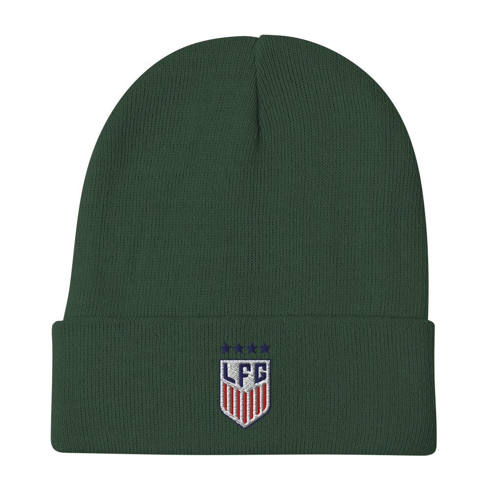LFG US Soccer Style Embroidered Beanie