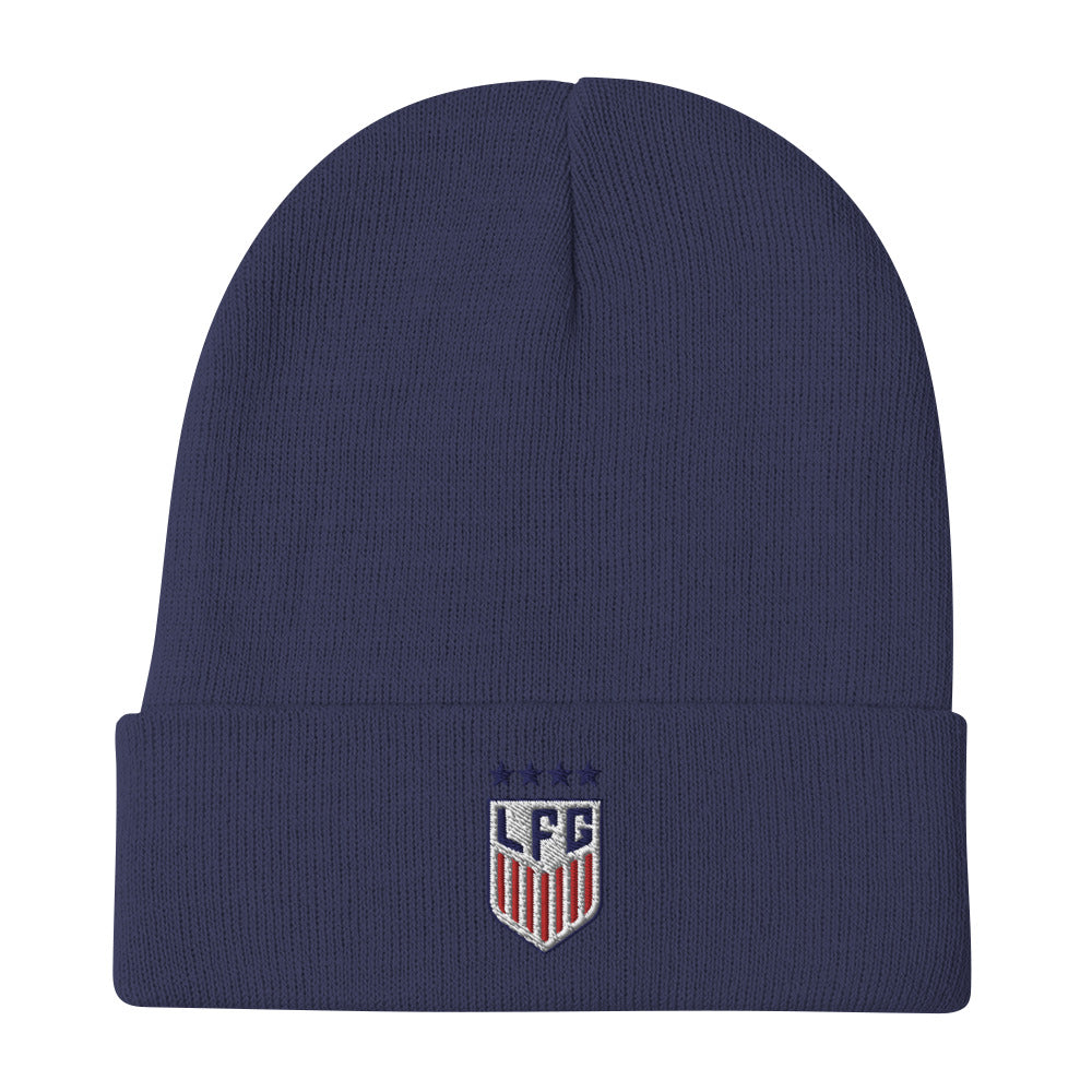 LFG US Soccer Style Embroidered Beanie