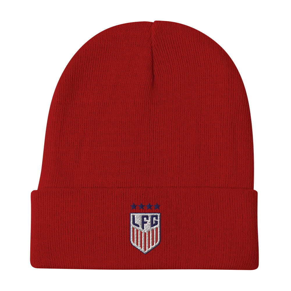 LFG US Soccer Style Embroidered Beanie