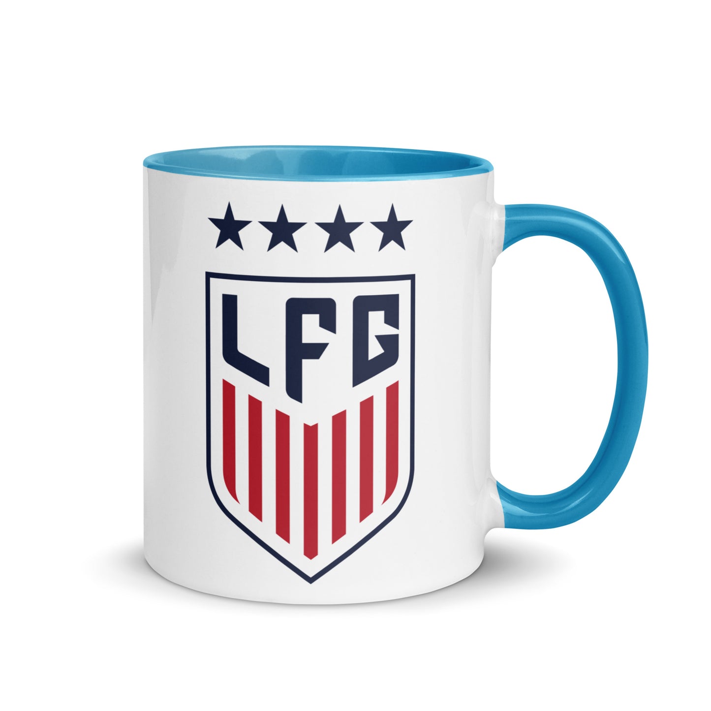 LFG US Soccer Style Mug with Color Inside (11oz/15oz)