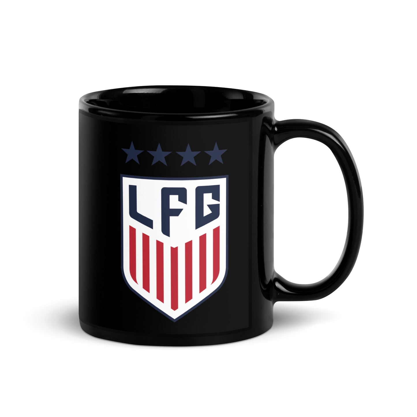 LFG US Soccer Style Black Mug (11oz/15oz)