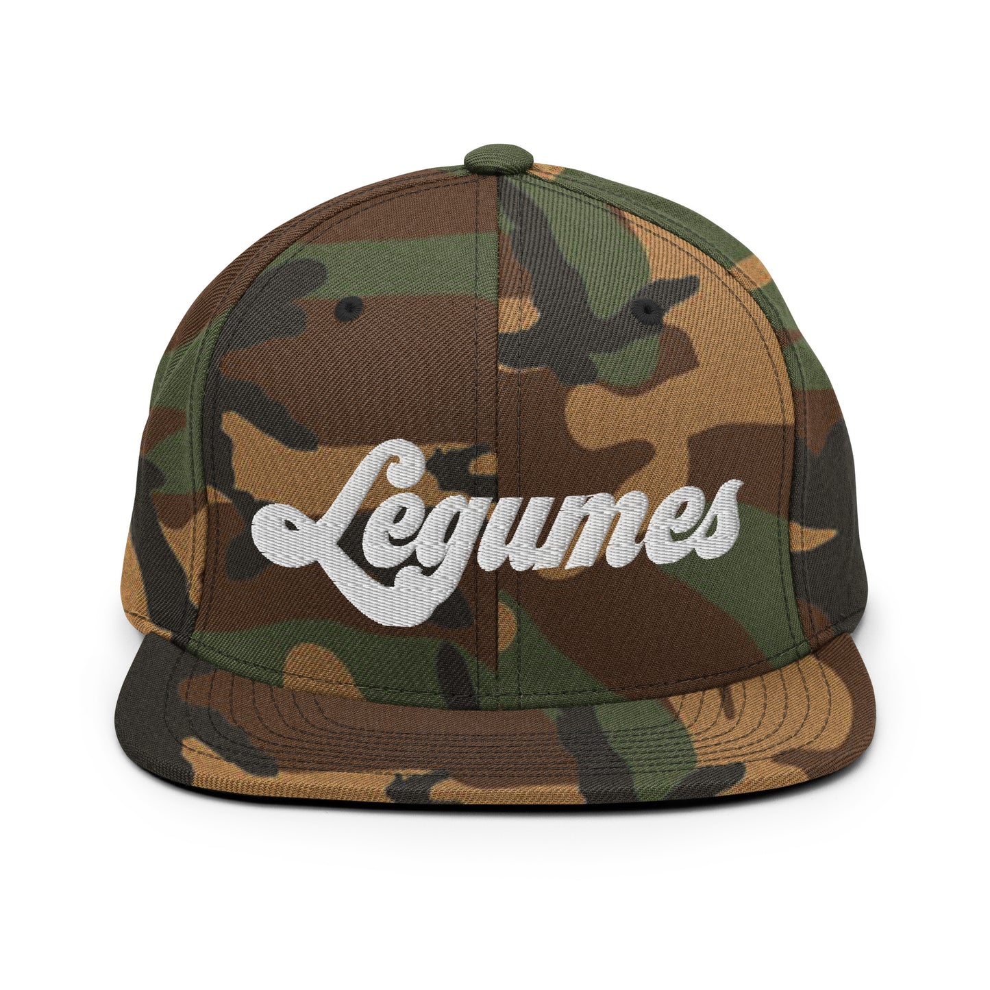 Legumes Embroidered Snapback Hat