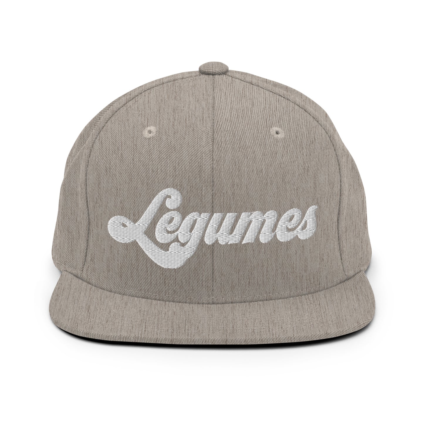 Legumes Embroidered Snapback Hat
