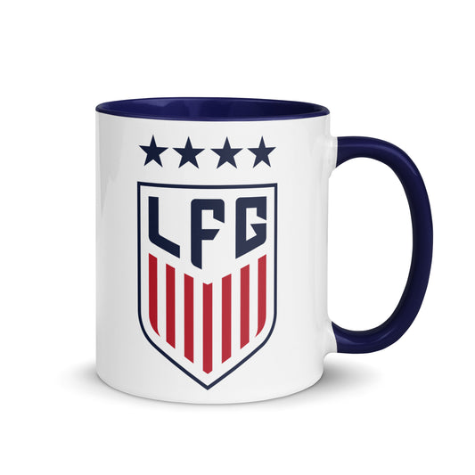 LFG US Soccer Style Mug with Color Inside (11oz/15oz)